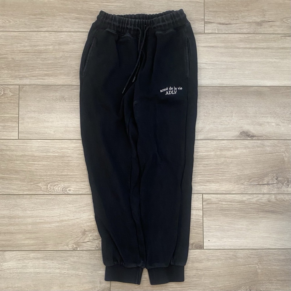Acme De La Vie Black Joggers Women's Size 0 (27x26) Casual Elastic Sweatpants